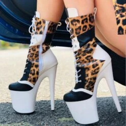Hella Heels EmpireKicks 8inch Boots - White -Underwear General Store Kicks White Leopard 1 1512x dc8ab0ae e44a 4f84 ab32 750fd4ee1f12