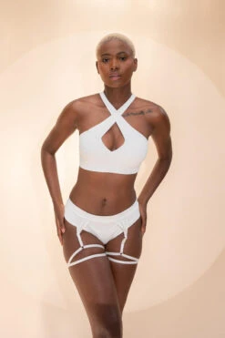 Lunalae Roxy Top - Recycled White -Underwear General Store LunaLae 21 1135