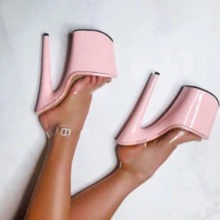 Hella Heels Classic Gloss 8inch Stilettos - Lyla 11 Hella Heels Classic Gloss 8inch Stilettos - Lyla -Underwear General Store Lyla 2