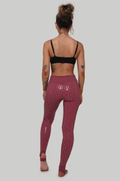 CXIX Gecko Grip Leggings - Mauve -Underwear General Store MauveGeckoGrip4