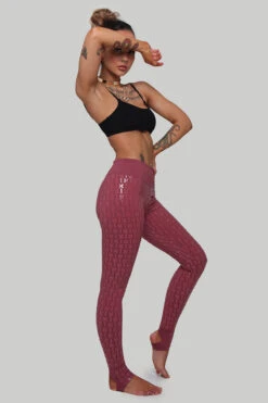 CXIX Gecko Grip Leggings - Mauve -Underwear General Store MauveGeckoGrip5