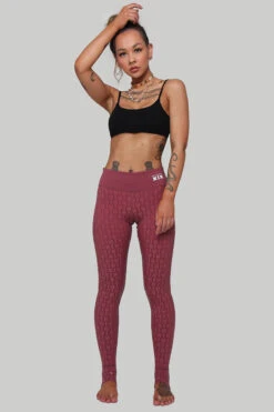 CXIX Gecko Grip Leggings - Mauve -Underwear General Store MauveGeckoGrip6 1