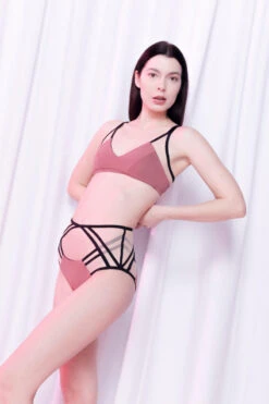 MilaKrasna Silvia Top - Dark Rose -Underwear General Store MilaKrasna poledance silvia top darkrose side lookbook 73e0452d 70de 4fc3 bf7c e8a0eb93a197