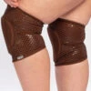 Queen Grippy Kneepads - Cacao -Underwear General Store NudeCacaoGrip5