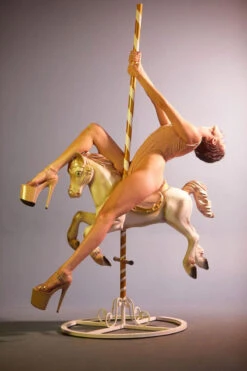 Rolling Pony Bodysuit - Rosé Sparkle -Underwear General Store Ponei47