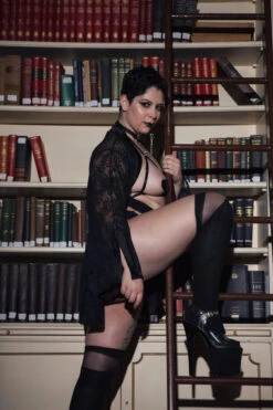 Rolling Over The Knee Transparent Banded Socks - Black (3 Sizes Available) 13 Rolling Over The Knee Transparent Banded Socks - Black (3 Sizes Available) -Underwear General Store Rolling 369