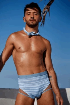 Rolling Alpha High Waisted Hot Pants - Wave 10 Rolling Alpha High Waisted Hot Pants - Wave -Underwear General Store Screenshot2021 12 16at12.30.57