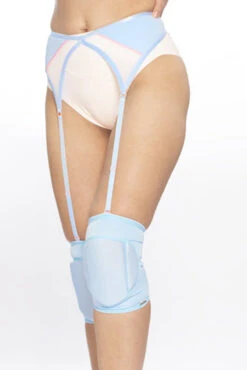 Queen Garter Belt - Sweet Blue -Underwear General Store SkyBlue2e