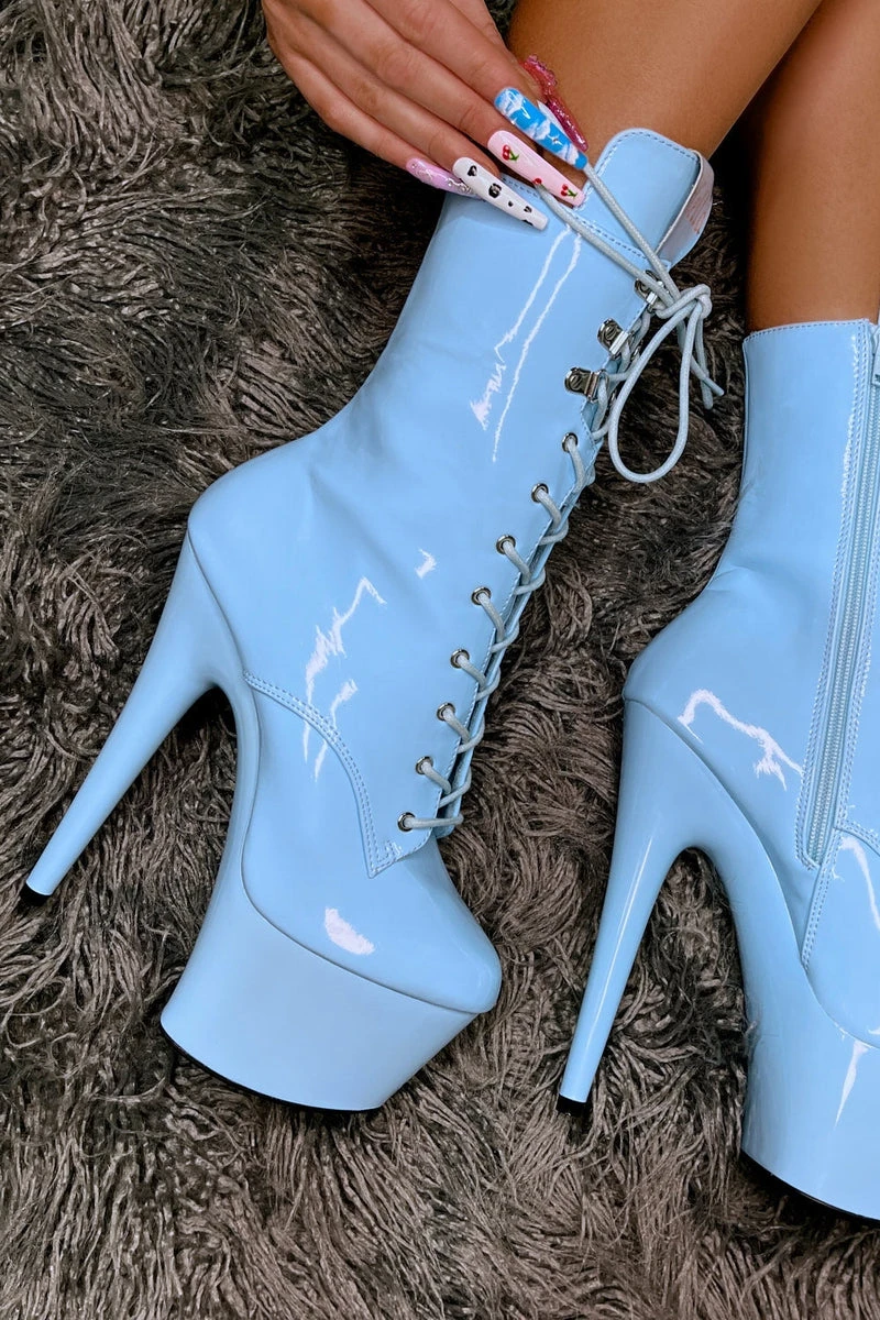 Hella Heels LipKit 7inch Boots - Sky High 4 Hella Heels LipKit 7inch Boots - Sky High - Image 2