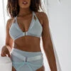 Tatiana Activewear Sofia Shorts - Baby Blue -Underwear General Store TatianaActiveSofiaBabyBluePoleWearSet 0014 1