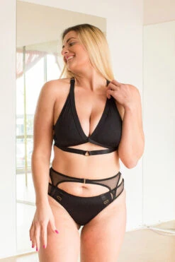 Tatiana Activewear Tokio Top - Black -Underwear General Store TokioSet Black TatianaActive18