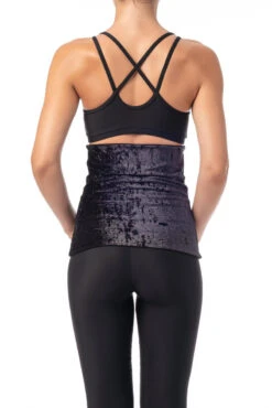 Dragonfly Back Warmer - Velvet Black -Underwear General Store VelvetBackWarmerBlack3