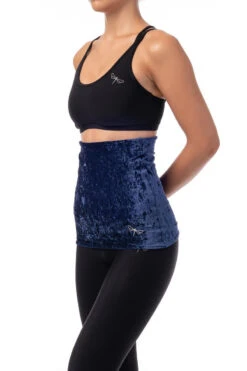 Dragonfly Back Warmer - Velvet Blue -Underwear General Store VelvetBackWarmerBlue2