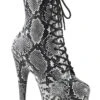 Pleaser USA Adore-1020SPWR 7inch Pleaser Boots - Black Snake 2 Pleaser USA Adore-1020SPWR 7inch Pleaser Boots - Black Snake -Underwear General Store adore 1020sp bsp