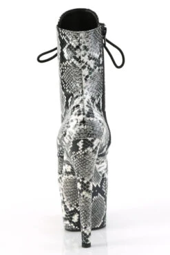 Pleaser USA Adore-1020SPWR 7inch Pleaser Boots - Black Snake -Underwear General Store adore 1020sp bsp m09