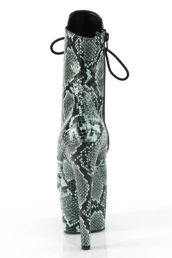 Pleaser USA Adore-1020SPWR 7inch Pleaser Boots - Mint Snake -Underwear General Store adore 1020sp mtsp m09