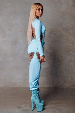 CXIX 119 Chaps - Blue -Underwear General Store blue bodysuit CXIX polewear fashion streetwear 1