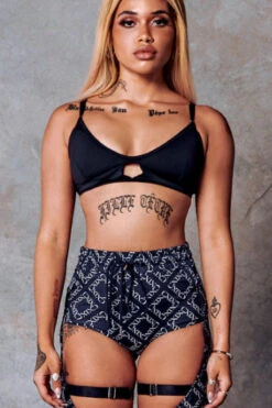 CXIX 119 Bralette - Black -Underwear General Store bralette black poledance CXIX 119 streetwear 2