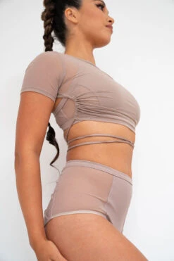 Lunalae Ember Top - Recycled Mocha -Underwear General Store ember6