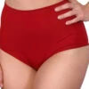 Cleo The Hurricane Essential High Waisted Shorts - Red -Underwear General Store esshwrt3
