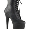 Pleaser USA Flamingo-1020 8inch Pleaser Boots - Matte Black