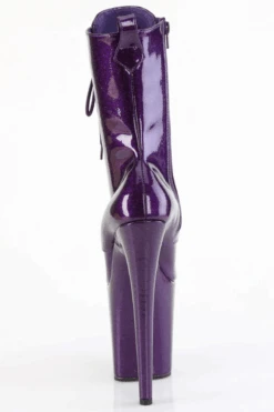 Pleaser USA Flamingo-1040GP 8inch Pleaser Boots - Purple Glitter -Underwear General Store flamingo 1040gp ppg m09 7272bd98 da47 4898 b393 0e3f41febb61