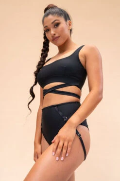 Lunalae Kehlani Top - Recycled Black 9 Lunalae Kehlani Top - Recycled Black -Underwear General Store kehlani5
