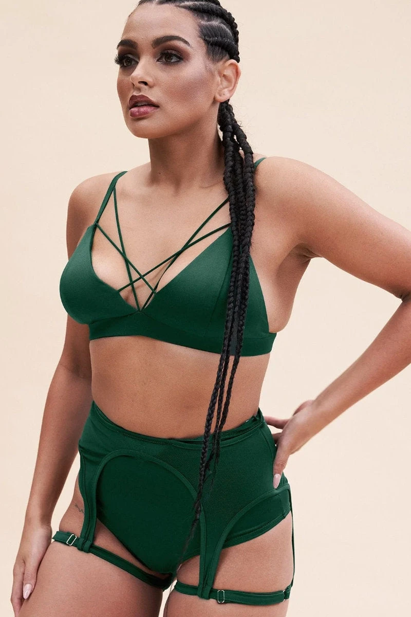 Lunalae Lily Top - Recycled Moss Green 11 Lunalae Lily Top - Recycled Moss Green - Image 9