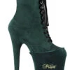 Pleaser USA Shoe Protectors - Emerald Green Velvet -Underwear General Store psp emgnvel
