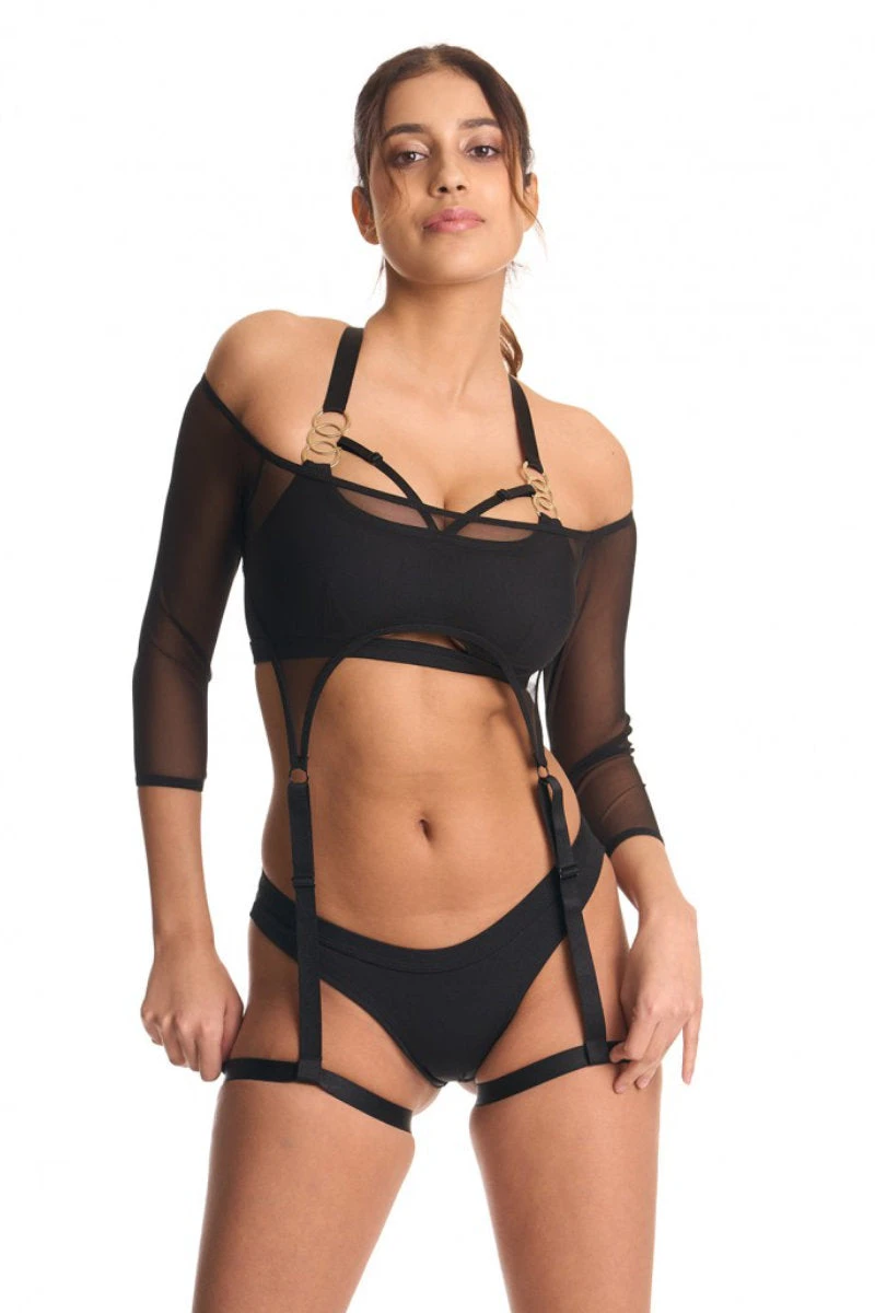 Bandurska Risk Top -Mesh Black 6 Bandurska Risk Top -Mesh Black - Image 4