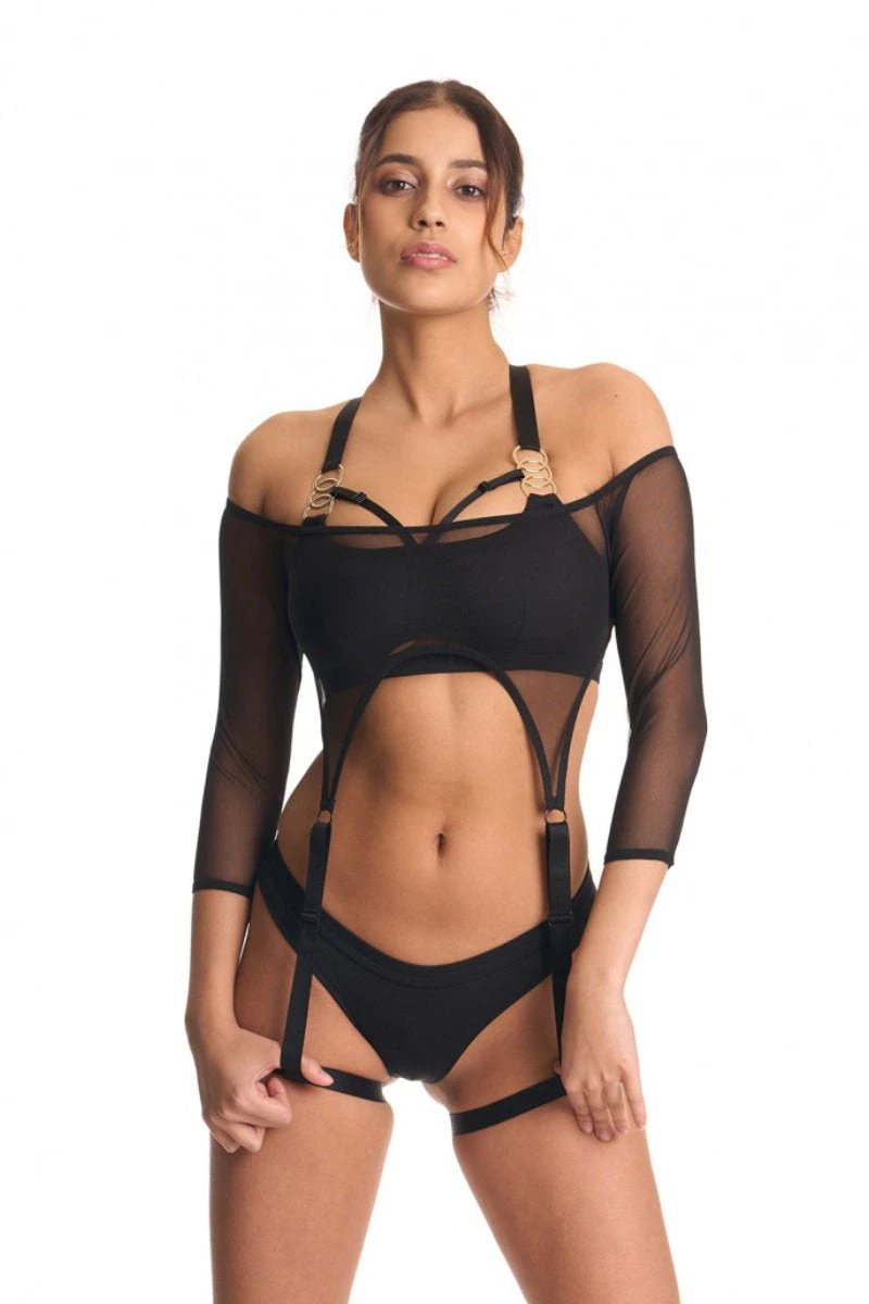 Bandurska Risk Top -Mesh Black 7 Bandurska Risk Top -Mesh Black - Image 5