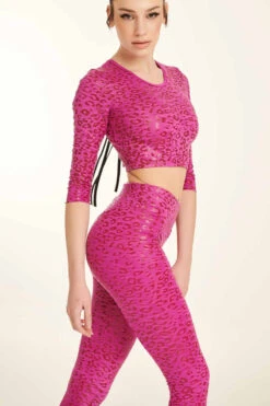 Paradise Chick Superhero Series Sticky High Waist Leggings - Ruby Leopard -Underwear General Store ruby original sticky set2 9b4ffcbe 03ca 4b7f bccc 84869c4b2592