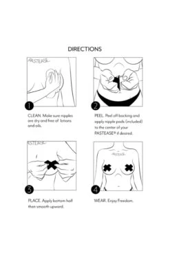 Pastease Heart Nipple Pasties - Red Glitter -Underwear General Store slice1.1 aee7e419 3c12 40a5 b912 80fa7c26b4da 1