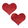 Pastease Heart Nipple Pasties - Red Glitter 2 Pastease Heart Nipple Pasties - Red Glitter -Underwear General Store slice23