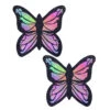 Pastease Butterfly Nipple Pasties - Glitter Pastel Rainbow -Underwear General Store slice24