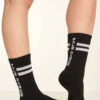 Paradise Chick Supreme Pole Dance Socks - Black -Underwear General Store supreme socks6